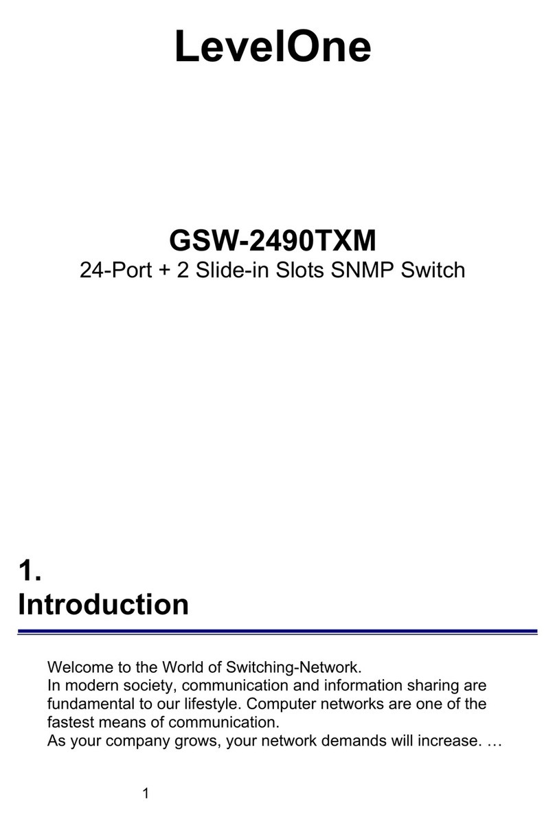 LevelOne GSW-2490TXM User manual LevelOne GSW-2490TXM User manual