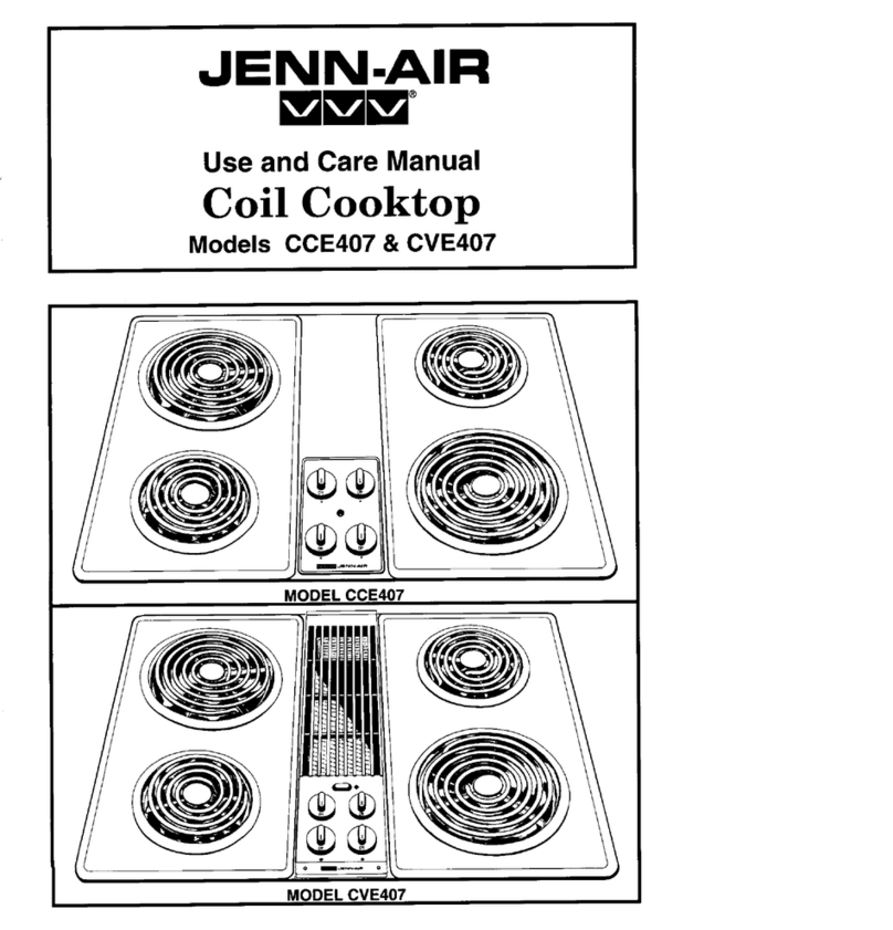 Jenn-Air CVE407 User manual