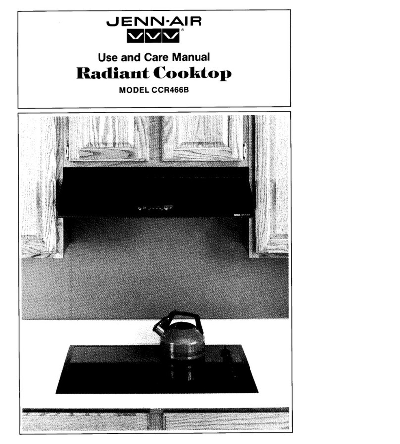 Jenn-Air CCR466B use and care manual