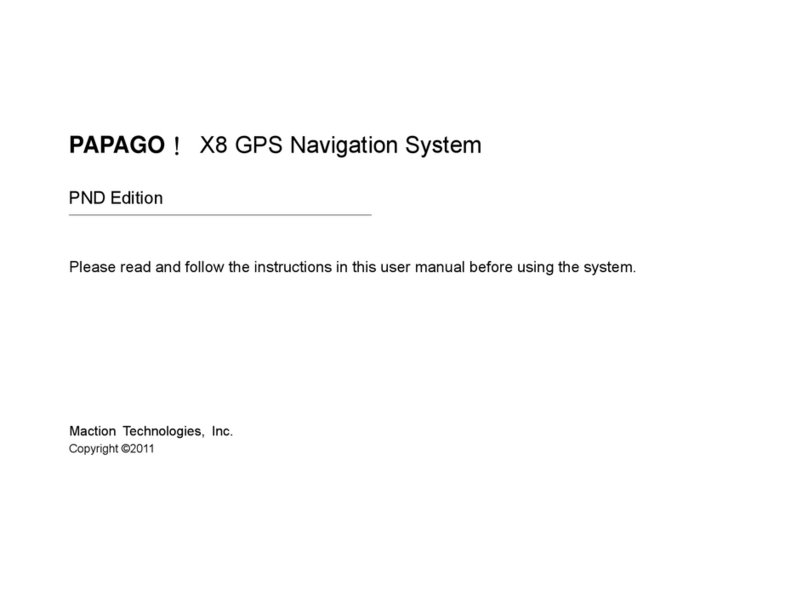 Papago X8 user guide