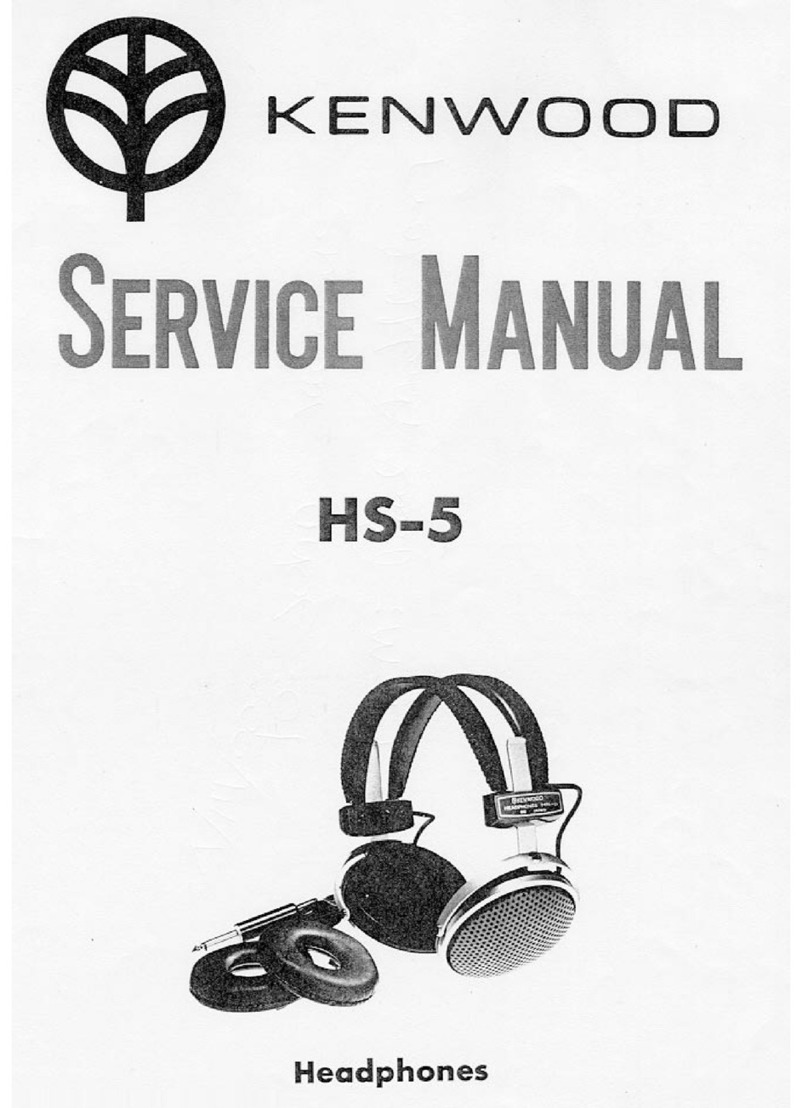 Kenwood HS-5 Service manual