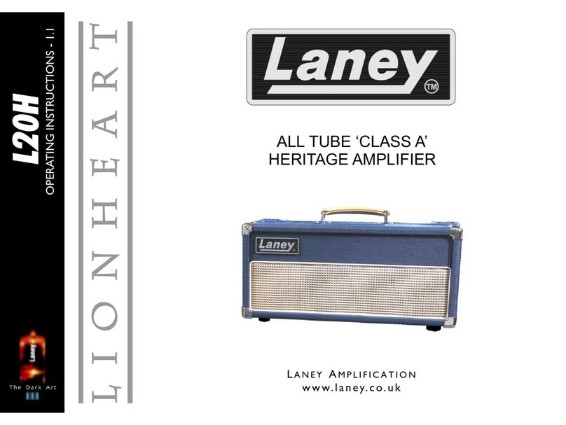 Laney LION HEART L20H operating instructions Laney LION HEART L20H operating instructions
