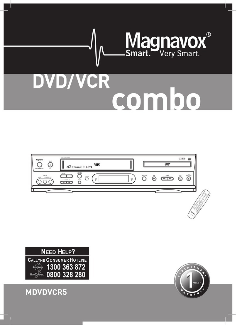 Magnavox MDVDVCR5 manual