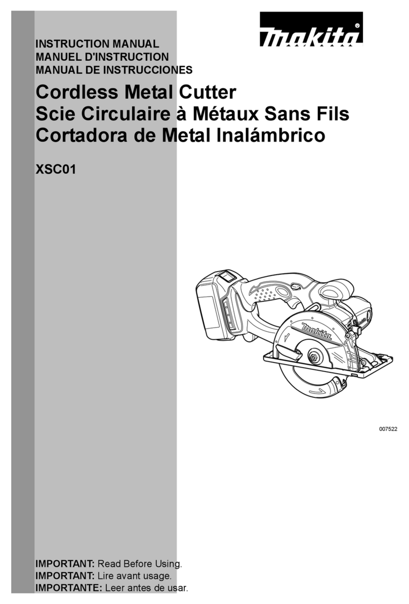 Makita XSC01 instruction manual