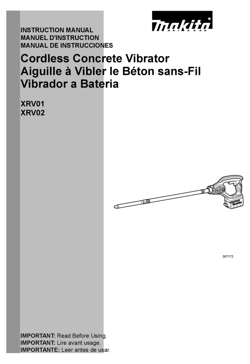 Makita XRV01 User manual