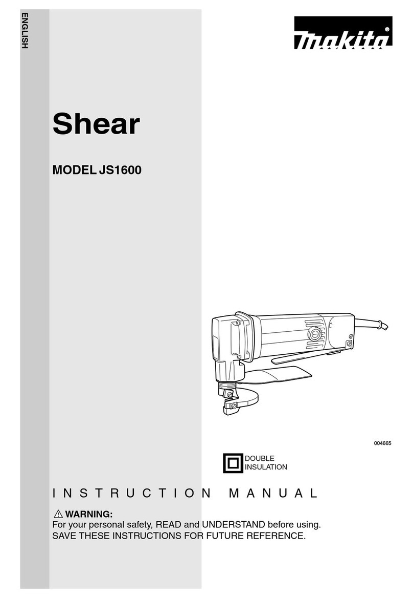 Makita JS1600 instruction manual Makita JS1600 instruction manual