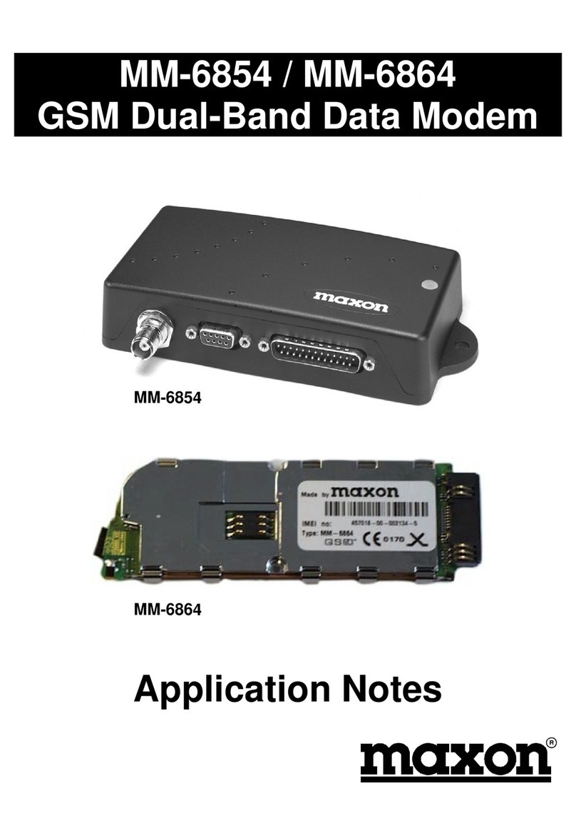 Maxon MM-6854 Supplement