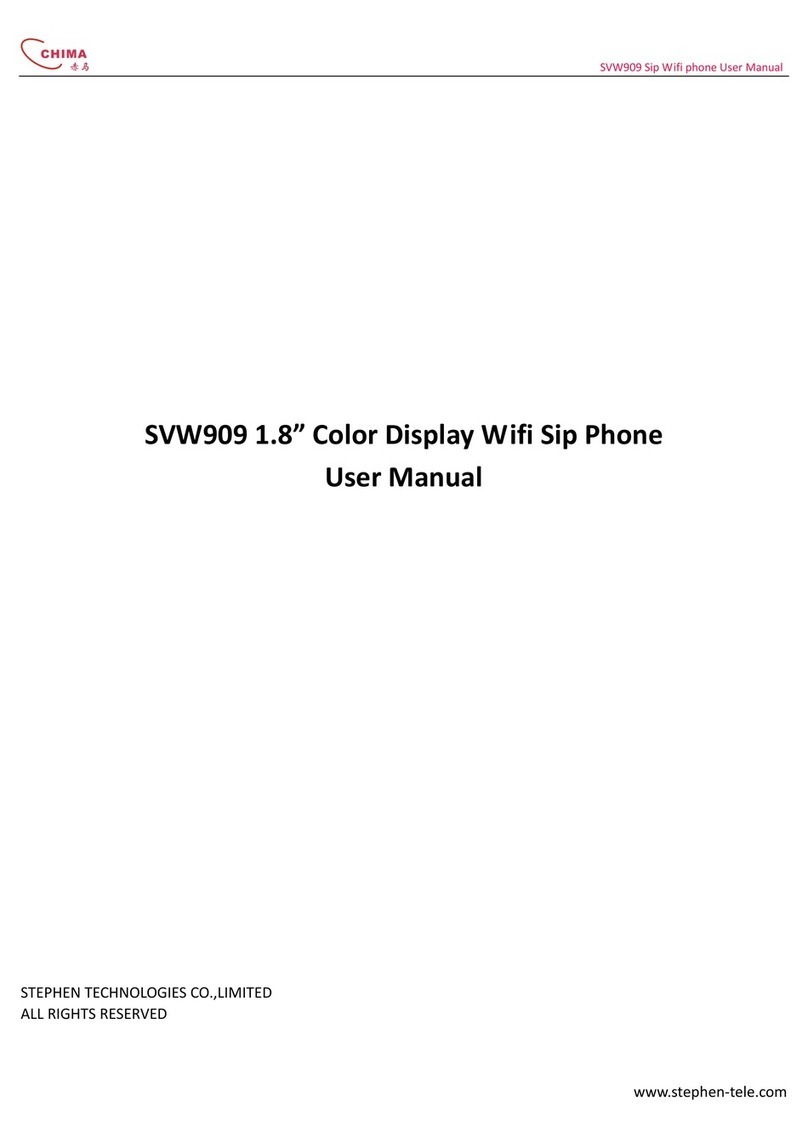 Stephen SVW909 user manual