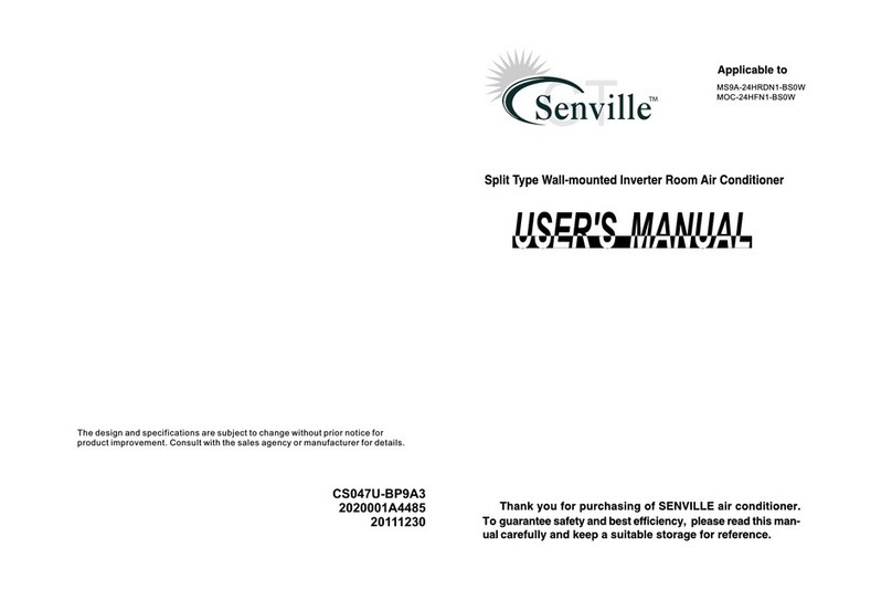 Senville MS9A-24HRDN1-BS0W User manual