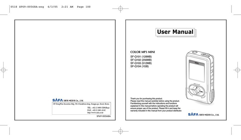 Safa Media SF-Q101 user manual
