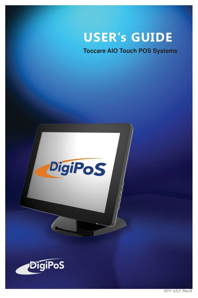 DigiPos Toccare AIO User manual