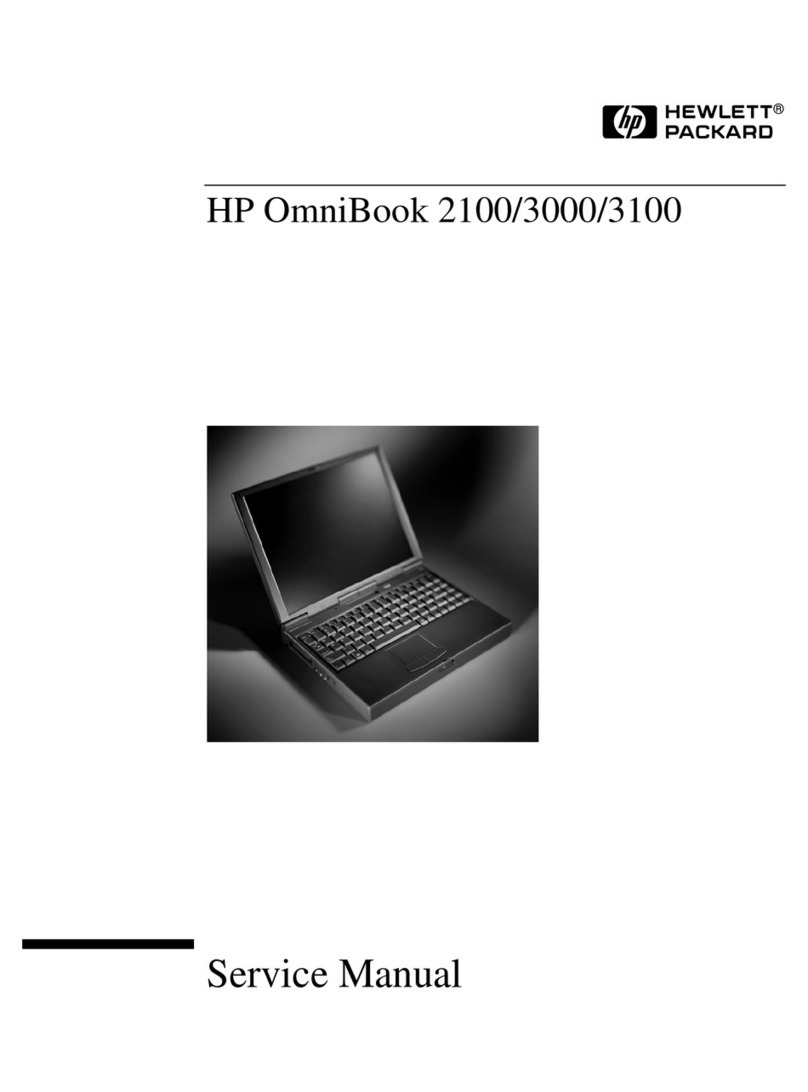 HP OmniBook 3100 Service manual