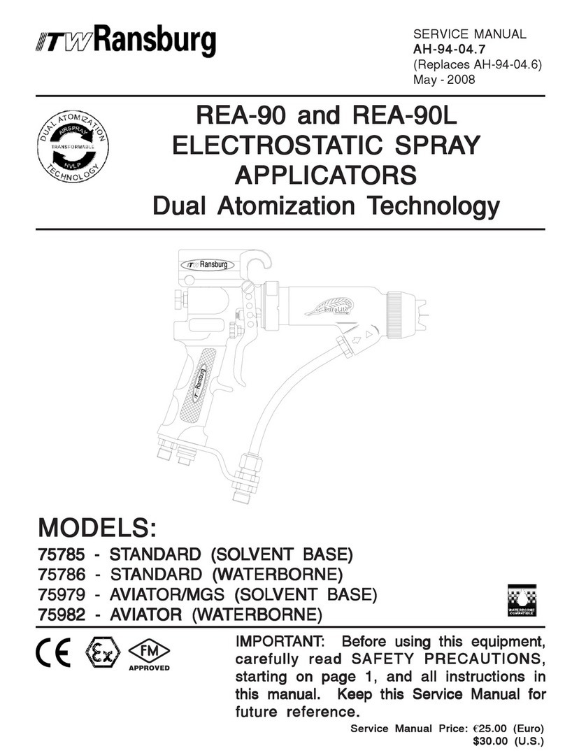 Ransburg 75785 Service manual