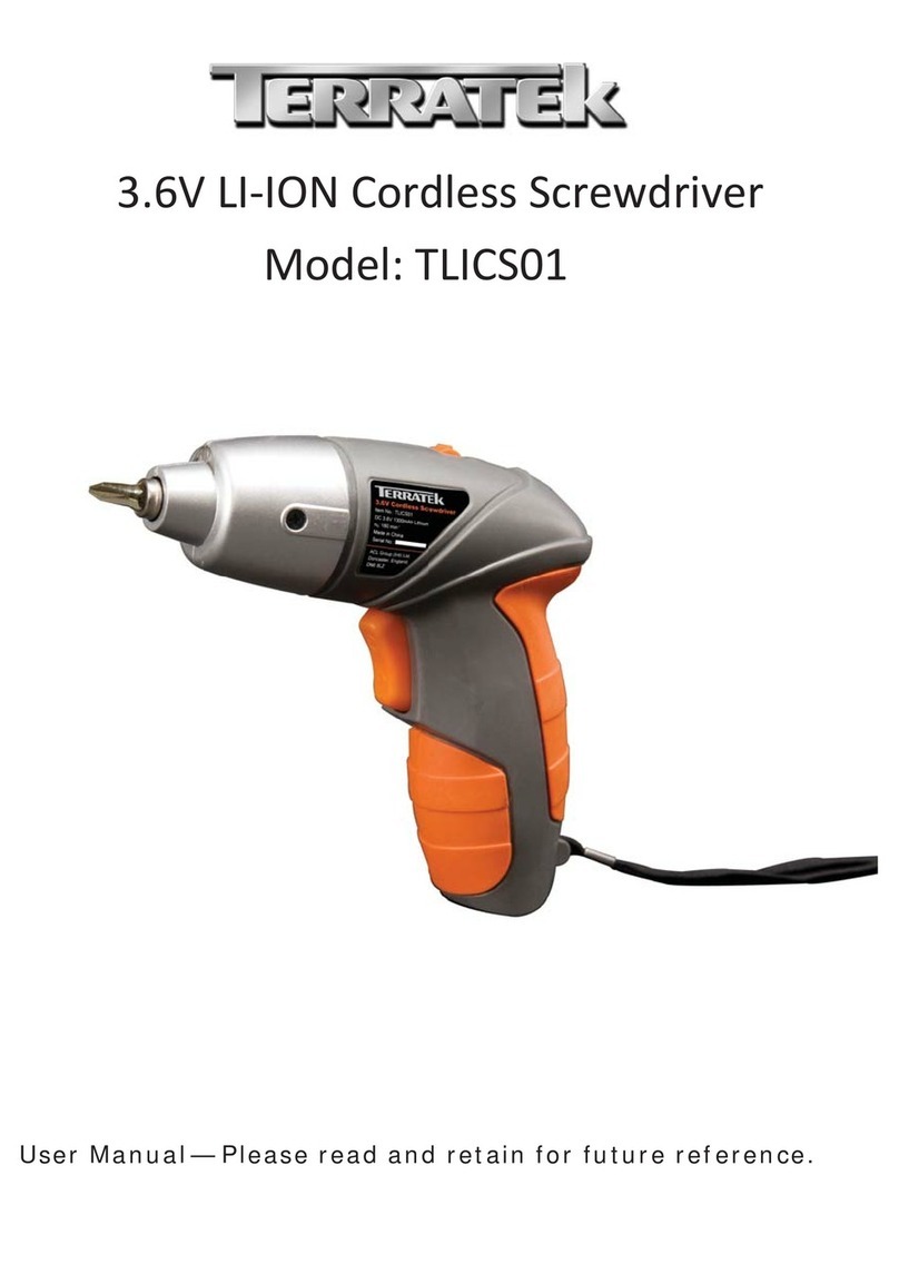 Terratek TLICS01 user manual