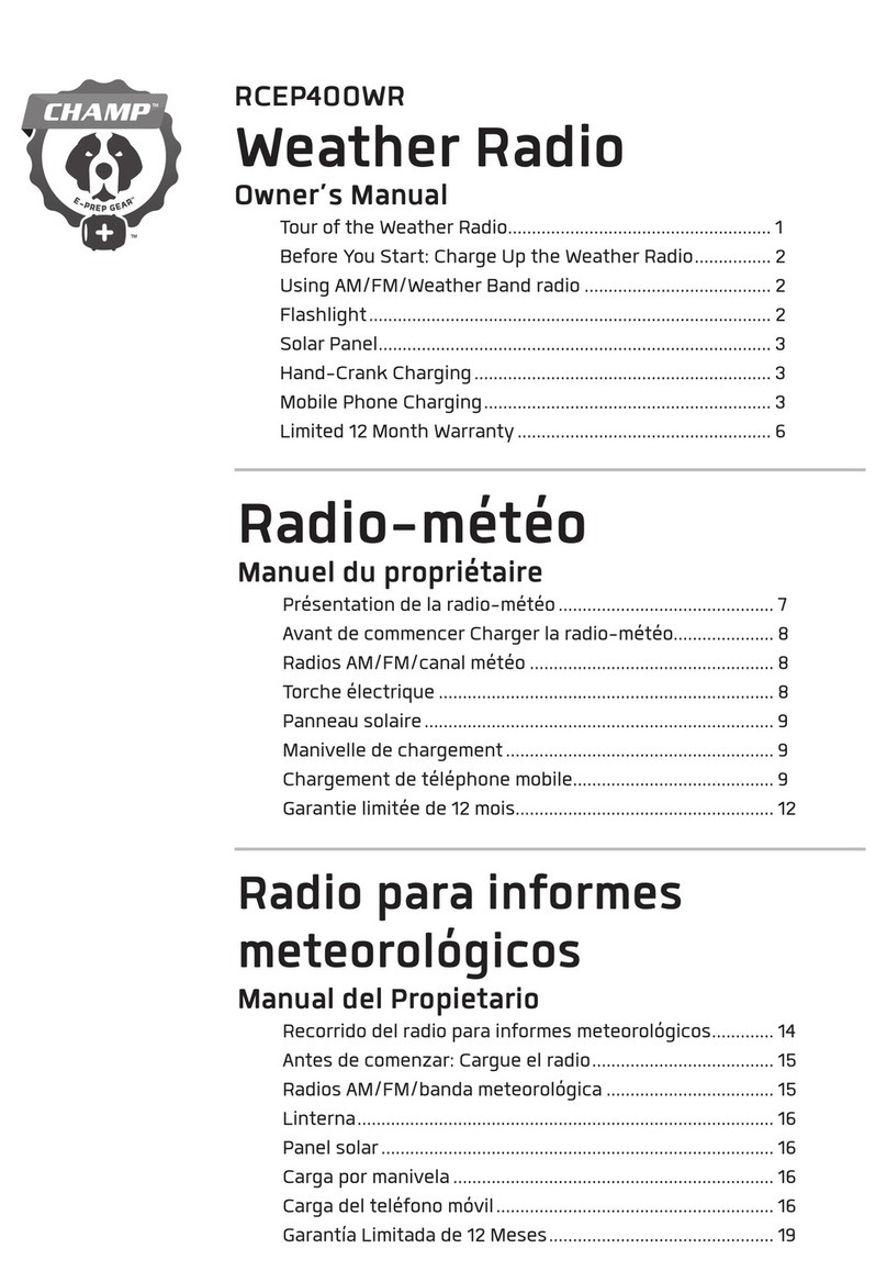 Champ RCEP400WR owner's manual
