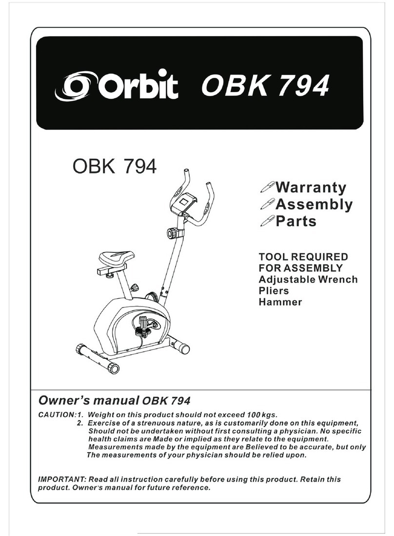 Orbit OBK 794 User manual Orbit OBK 794 User manual