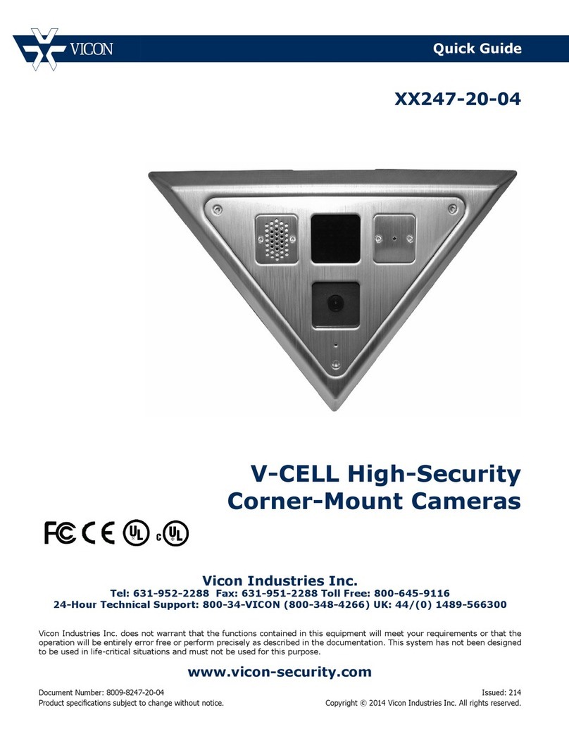 Vicon XX247-20-04 User manual Vicon XX247-20-04 User manual