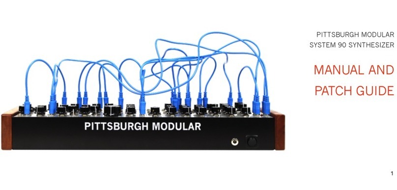 Pittsburgh Modular System 90 User manual