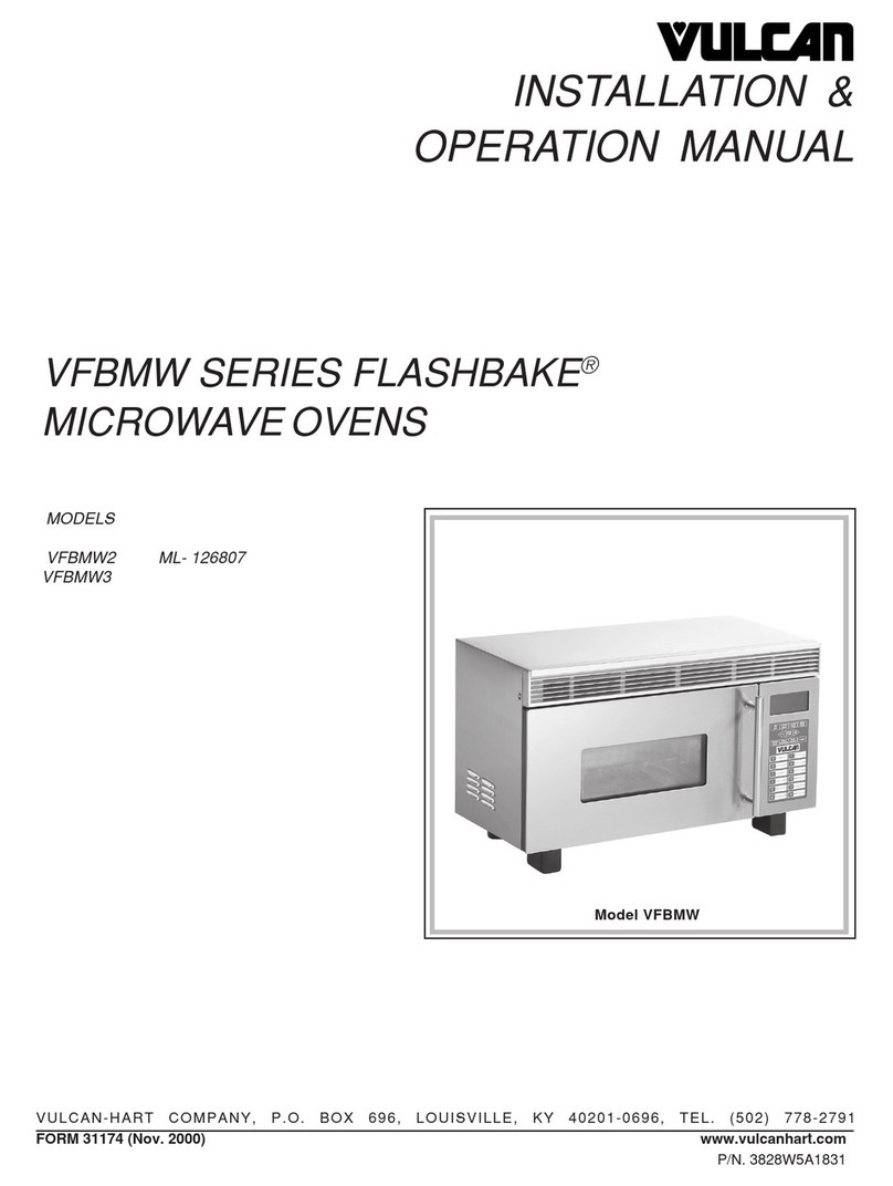 Vulcan-Hart FLASHBAKE VFBMW2 Installation & operation manual