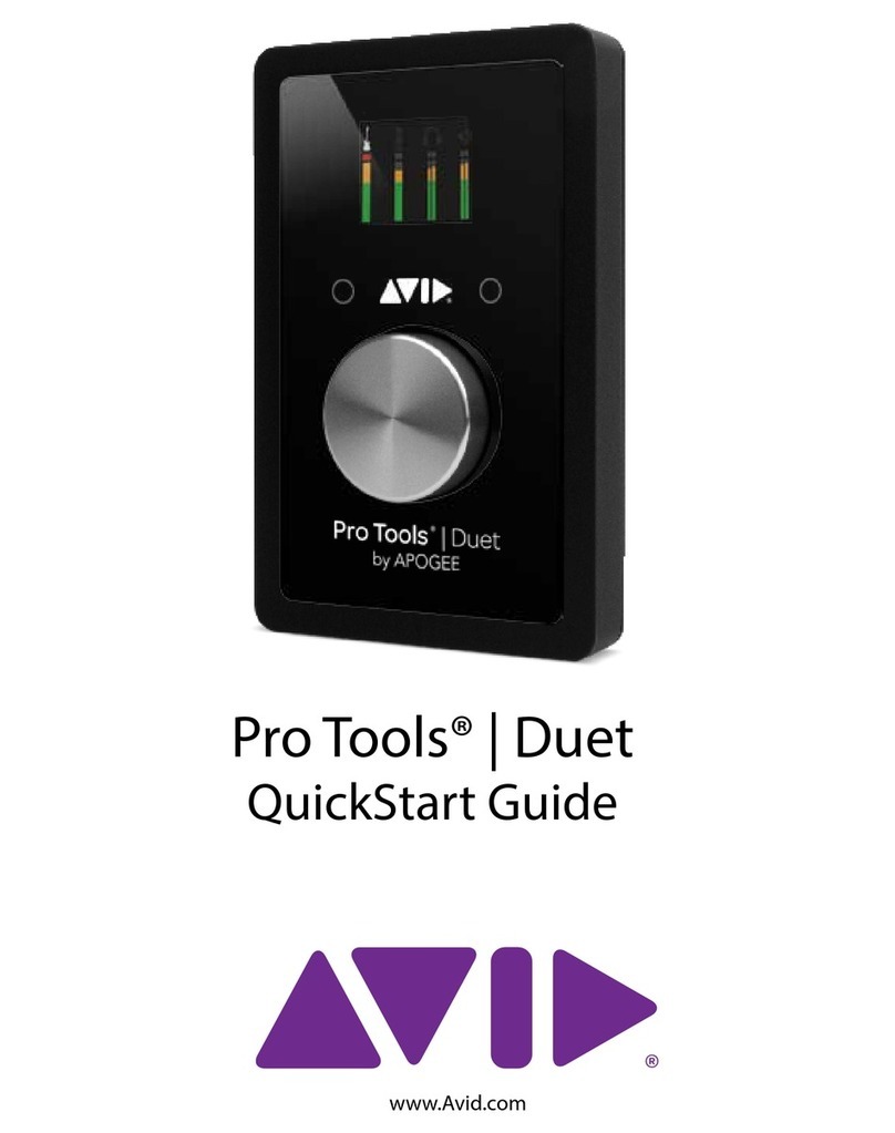 Avid Technology Pro Tools Duet User manual Avid Technology Pro Tools Duet User manual