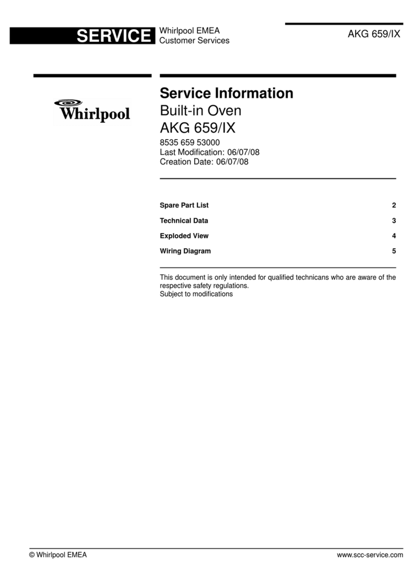Whirlpool AKG 659/IX Operating and installation instructions