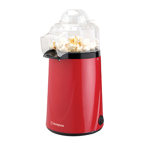Westinghouse POPCORN MAKER instructions