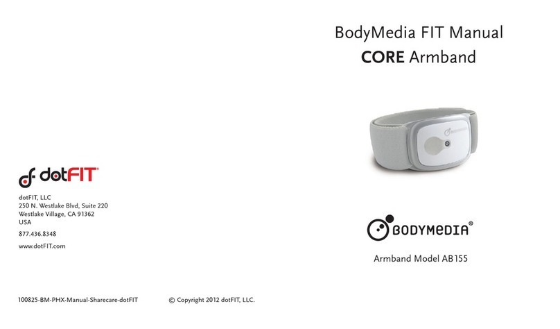 BodyMedia AB155 User manual