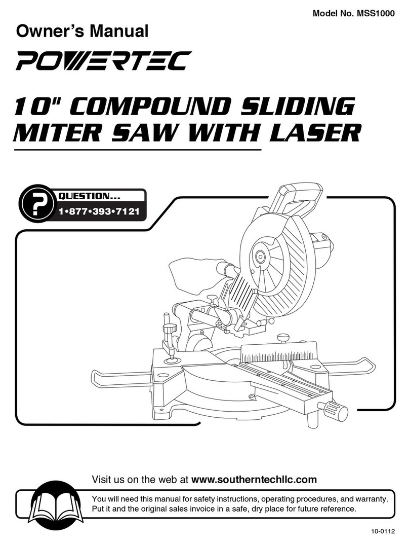Power Tec MSS1000 User manual