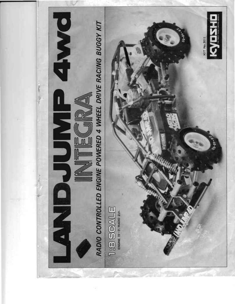 Kyosho Landjump 4wd User manual Kyosho Landjump 4wd User manual