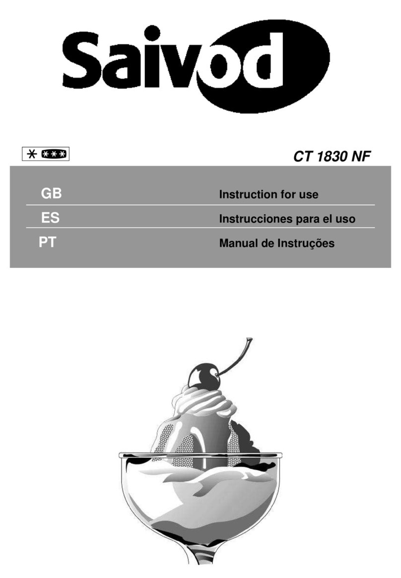 Saivod CT 1830 NF Instructions for use Saivod CT 1830 NF Instructions for use
