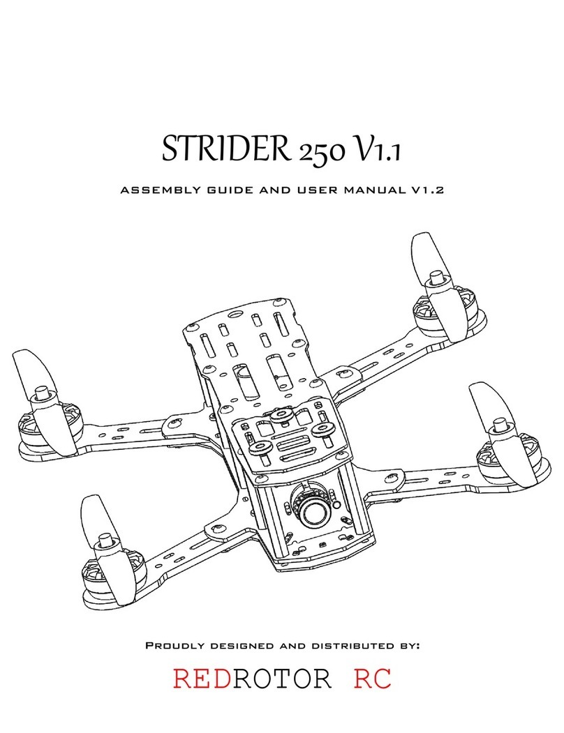 REDROTOR RC STRIDER 250 Assembly guide