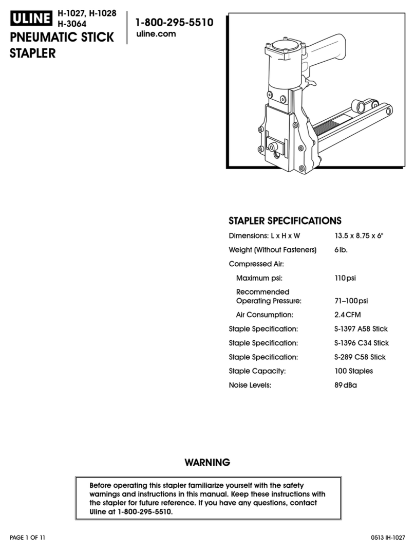 U-Line H-1027 User manual