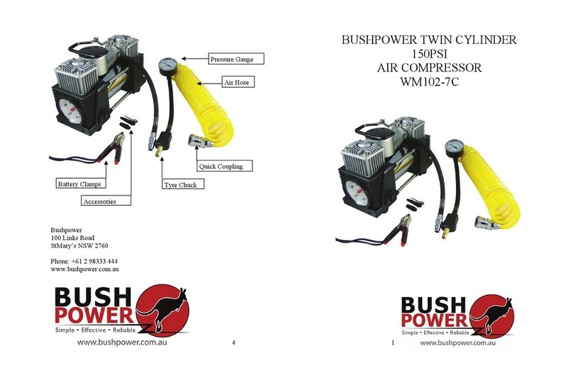 Bushpower WM102-7C operating instructions Bushpower WM102-7C operating instructions