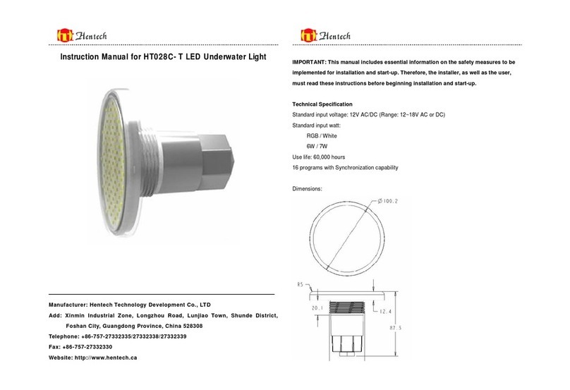 hentech HT028C-T instruction manual