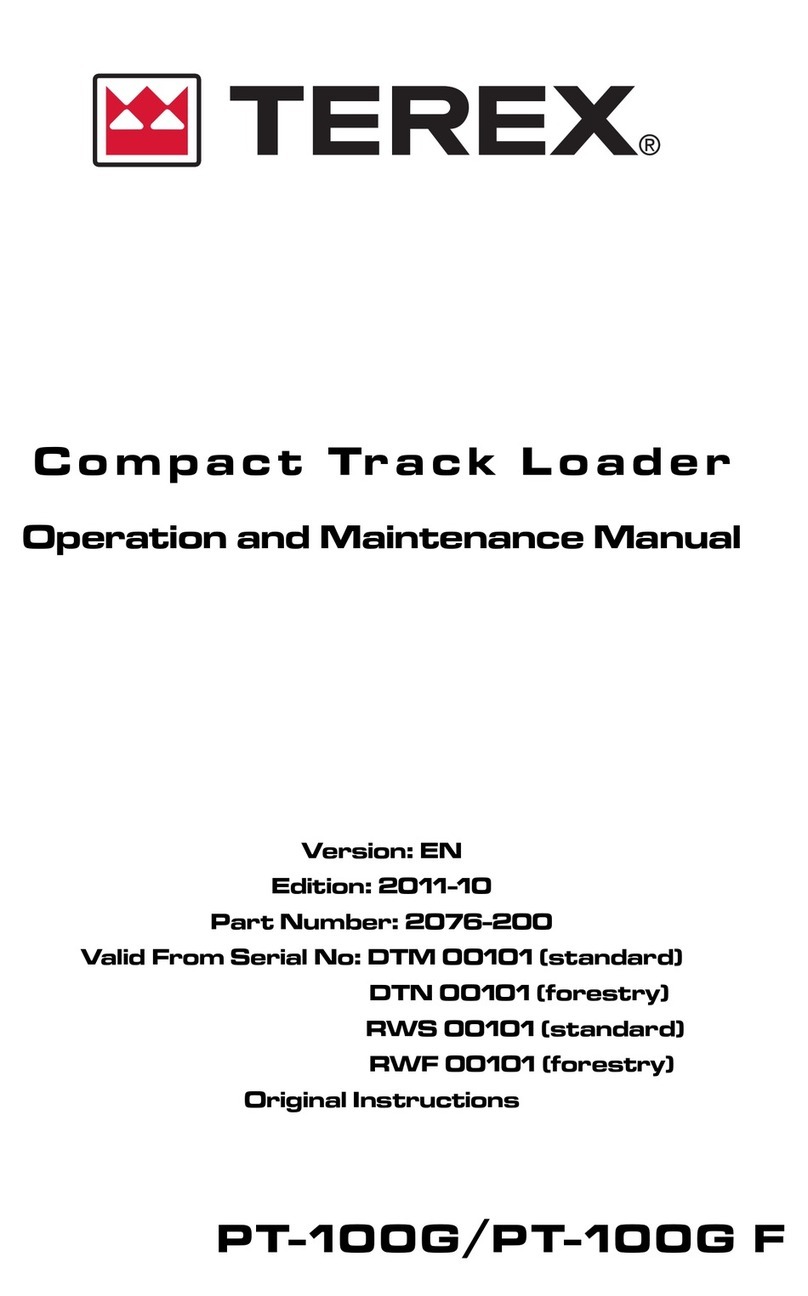 Terex DTM 00101 (standard) Operation and maintenance manual