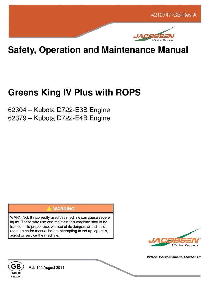 Jacobsen Greens King IV Plus User manual