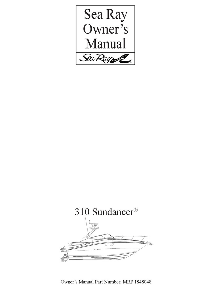 Sea Ray 310 Sundancer User manual Sea Ray 310 Sundancer User manual