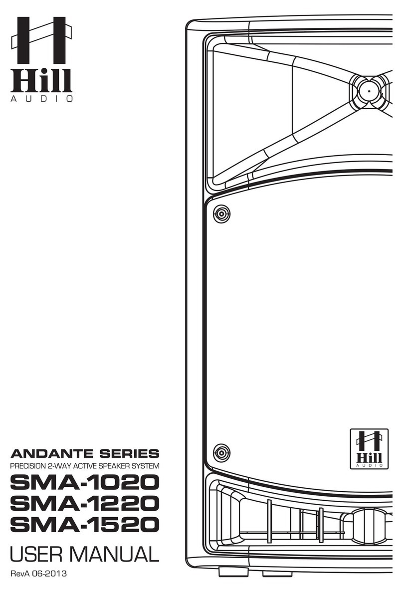 Hill Audio Andante SMA-1020 User manual