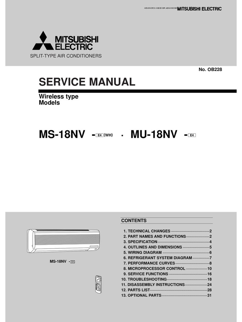 Mitsubishi Electric MS-18NV User manual