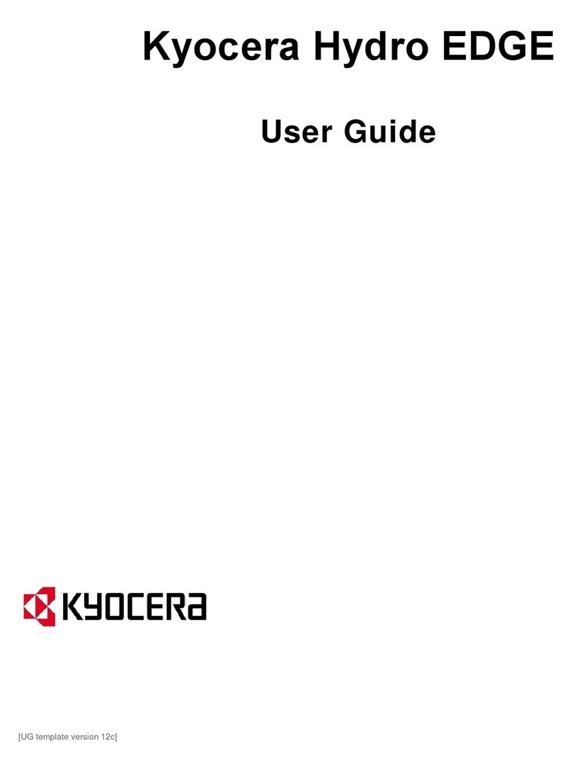 Kyocera KYOCERA Hydro EDGE User manual