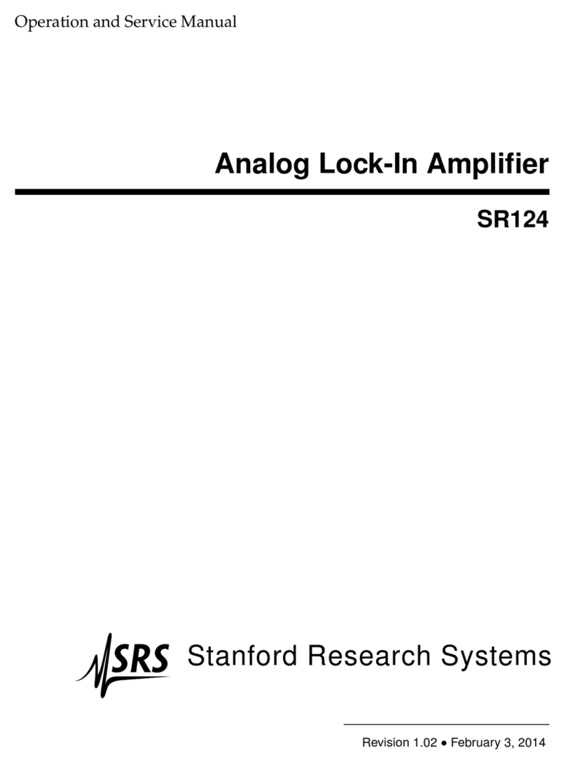 SRS Labs SR124 User manual