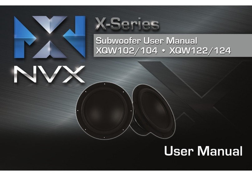 NVX XQW102 user manual
