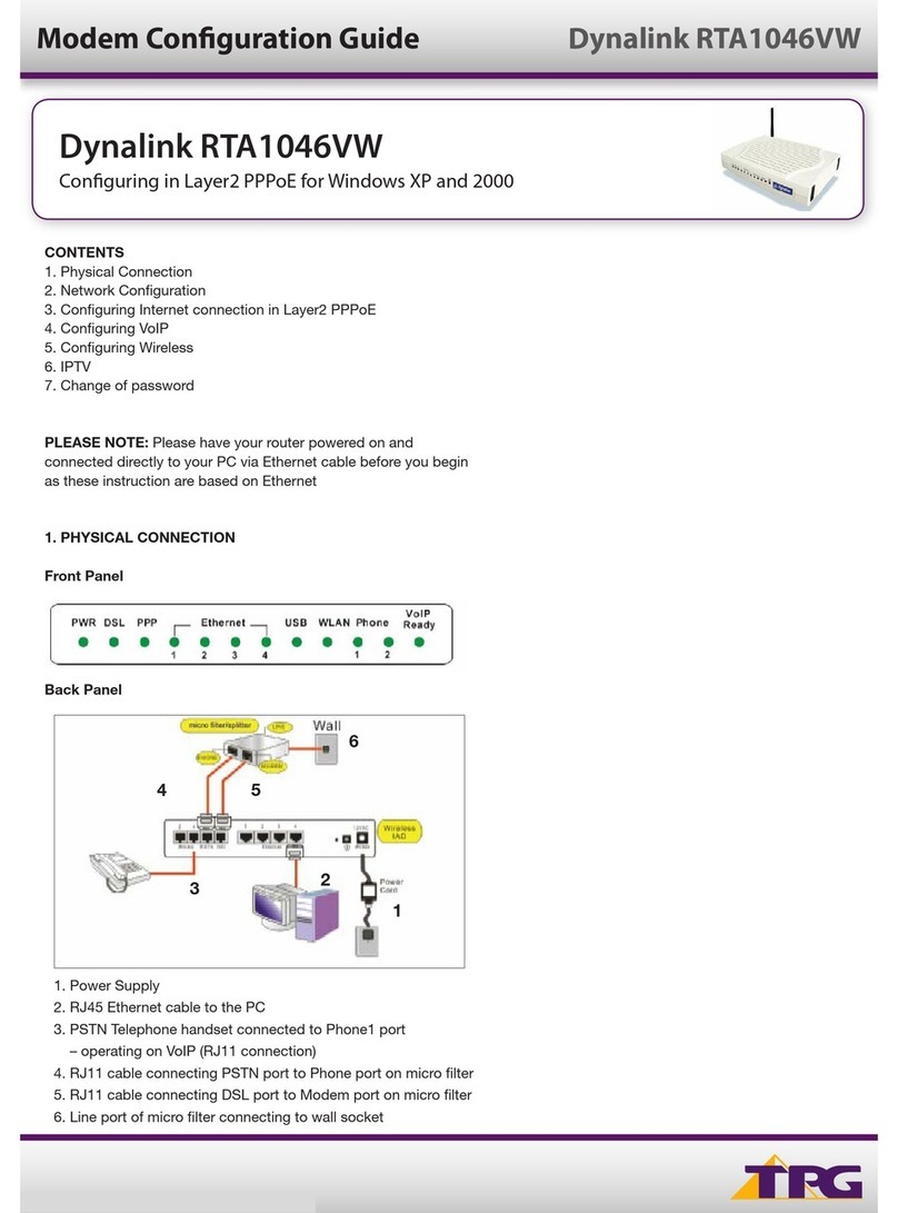 Dynalink RTA1046VW User manual
