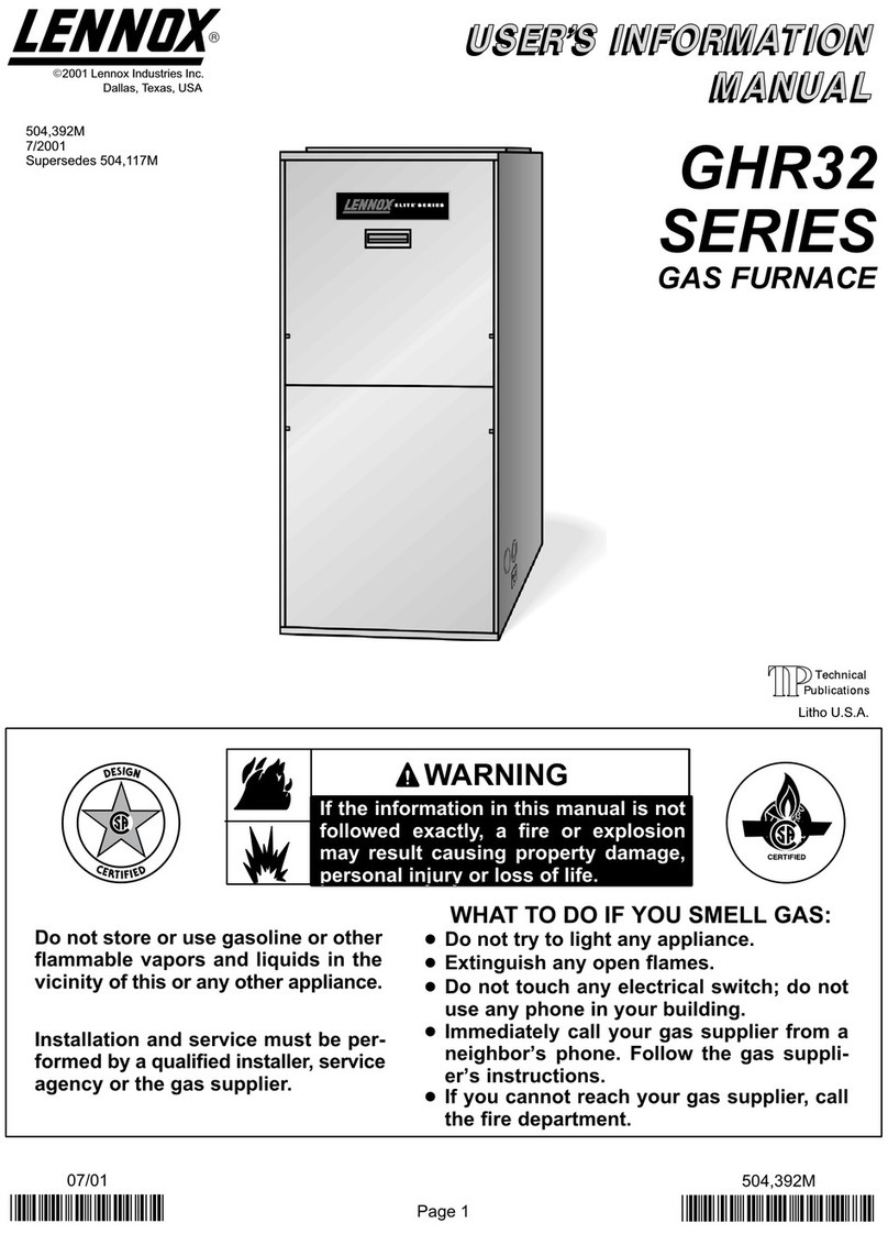 Lennox GHR32 Series Guide