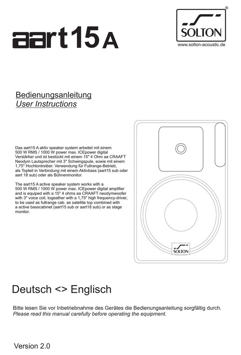 Solton aart15 A User instructions