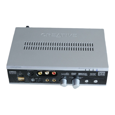 Creative Audigy 2 ZS User manual