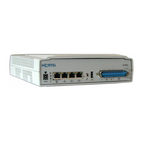 Nortel BCM50 Product manual
