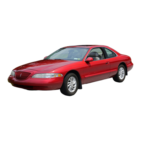 Lincoln 1998 Lincoln Mark VIII User manual Lincoln 1998 Lincoln Mark VIII User manual