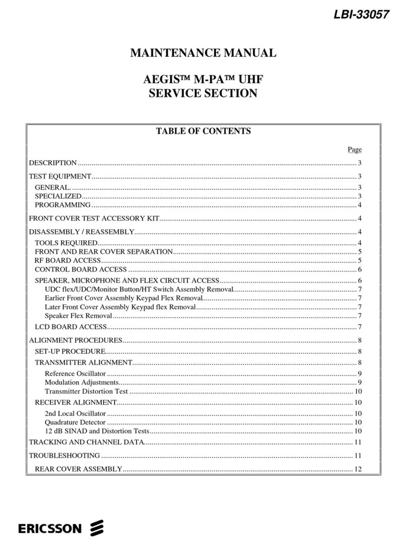 Aegis M-PA UHF Service manual
