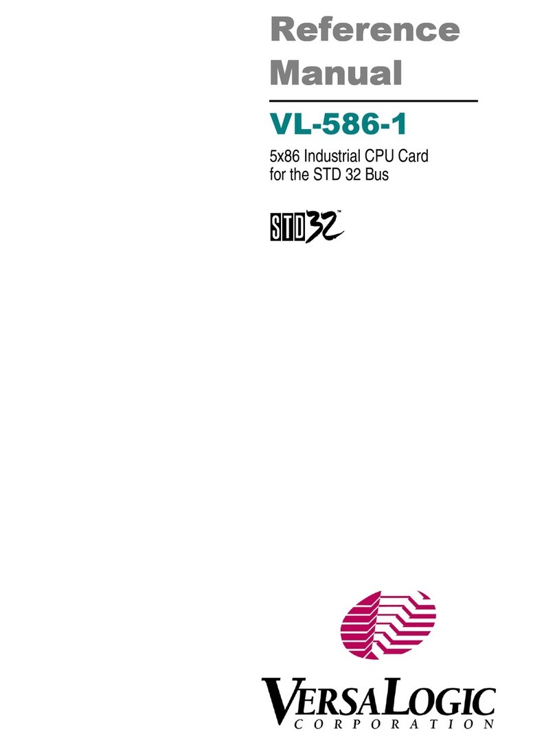 VersaLogic VL-586-1 User manual VersaLogic VL-586-1 User manual